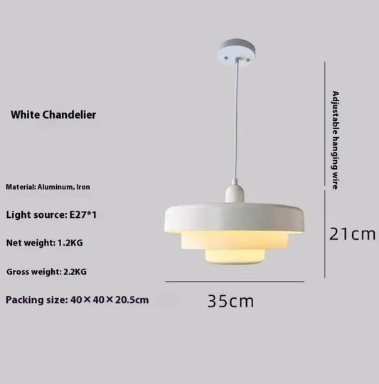 Chroma Arc Pendant Light – Modern Multi-Tone Layered Ceiling Lamp