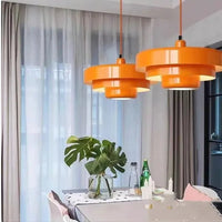 Chroma Arc Pendant Light – Modern Multi-Tone Layered Ceiling Lamp