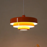 Chroma Arc Pendant Light – Modern Multi-Tone Layered Ceiling Lamp