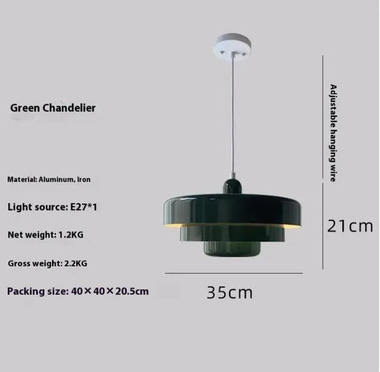 Chroma Arc Pendant Light – Modern Multi-Tone Layered Ceiling Lamp