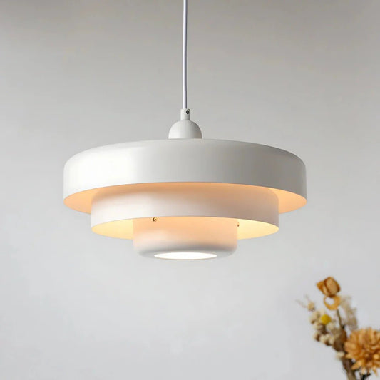 Chroma Arc Pendant Light – Modern Multi-Tone Layered Ceiling Lamp