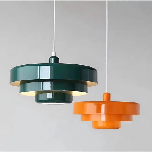 Chroma Arc Pendant Light – Modern Multi-Tone Layered Ceiling Lamp