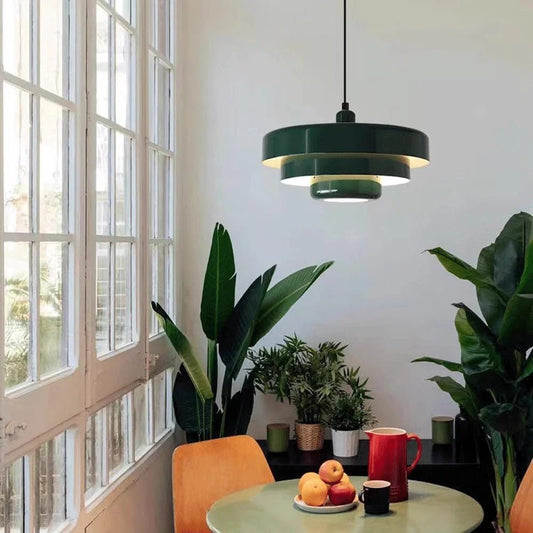 Chroma Arc Pendant Light – Modern Multi-Tone Layered Ceiling Lamp
