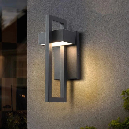 Eden Outdoor Wall Sconce – Sleek Modern Waterproof Exterior Light