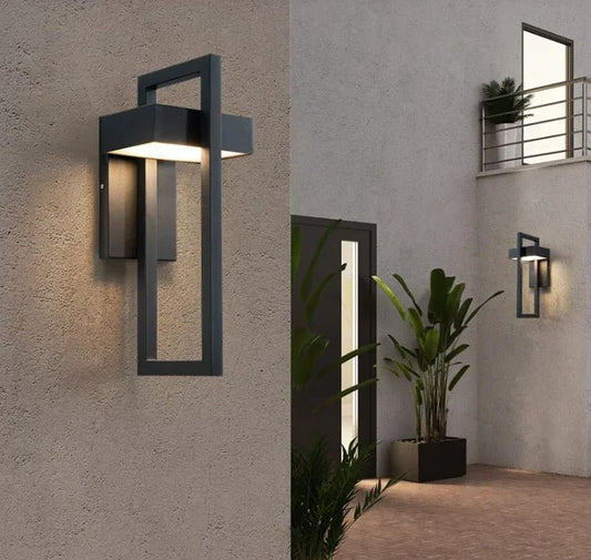 Eden Outdoor Wall Sconce – Sleek Modern Waterproof Exterior Light