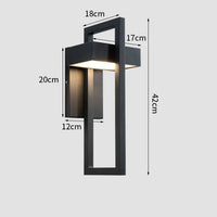 Eden Outdoor Wall Sconce – Sleek Modern Waterproof Exterior Light