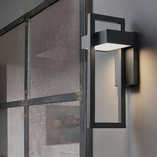 Eden Outdoor Wall Sconce – Sleek Modern Waterproof Exterior Light