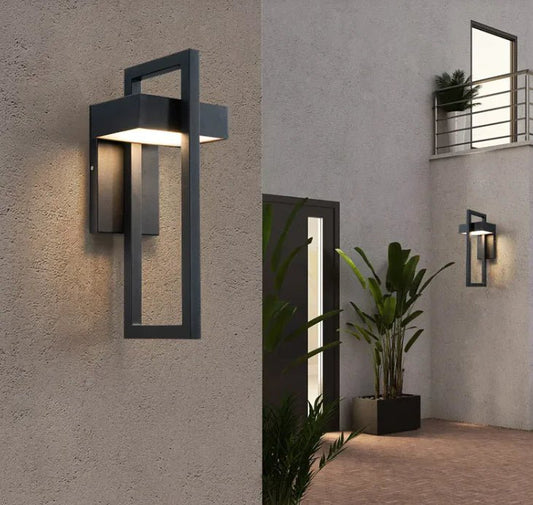Eden Outdoor Wall Sconce – Sleek Modern Waterproof Exterior Light