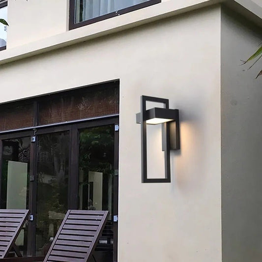 Eden Outdoor Wall Sconce – Sleek Modern Waterproof Exterior Light