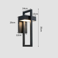 Eden Outdoor Wall Sconce – Sleek Modern Waterproof Exterior Light