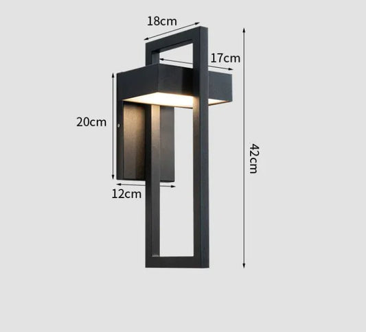 Eden Outdoor Wall Sconce – Sleek Modern Waterproof Exterior Light
