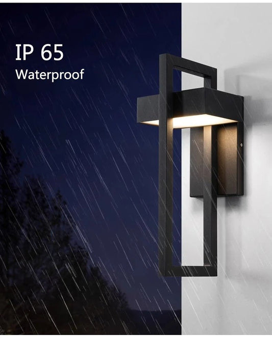 Eden Outdoor Wall Sconce – Sleek Modern Waterproof Exterior Light