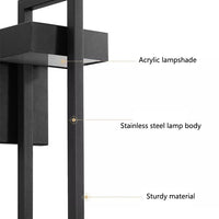 Eden Outdoor Wall Sconce – Sleek Modern Waterproof Exterior Light
