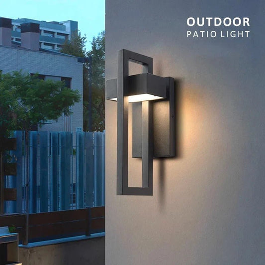 Eden Outdoor Wall Sconce – Sleek Modern Waterproof Exterior Light