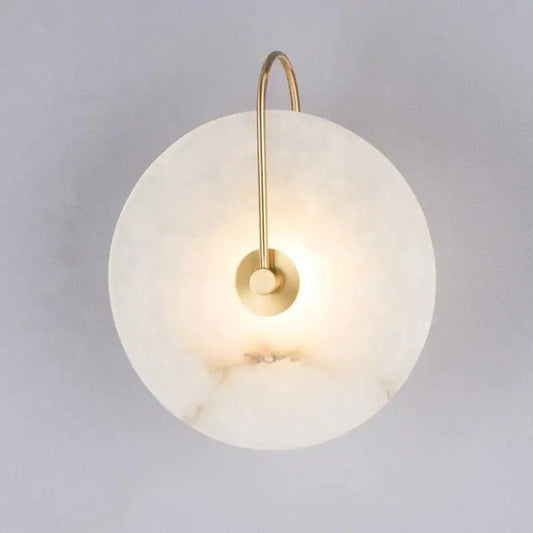 Elysian Marble Wall Light - goldenlumen