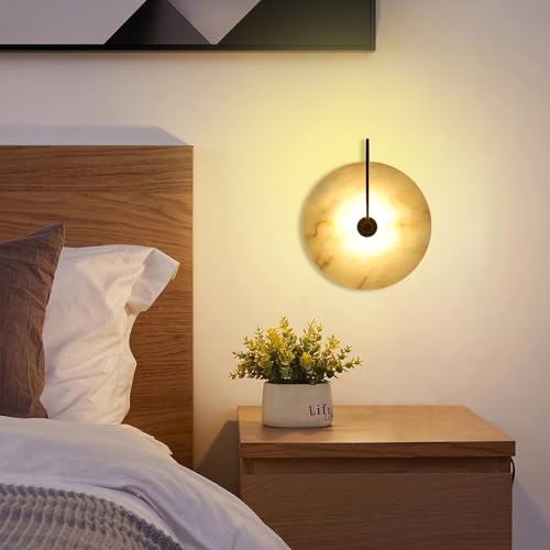 Elysian Marble Wall Light - goldenlumen