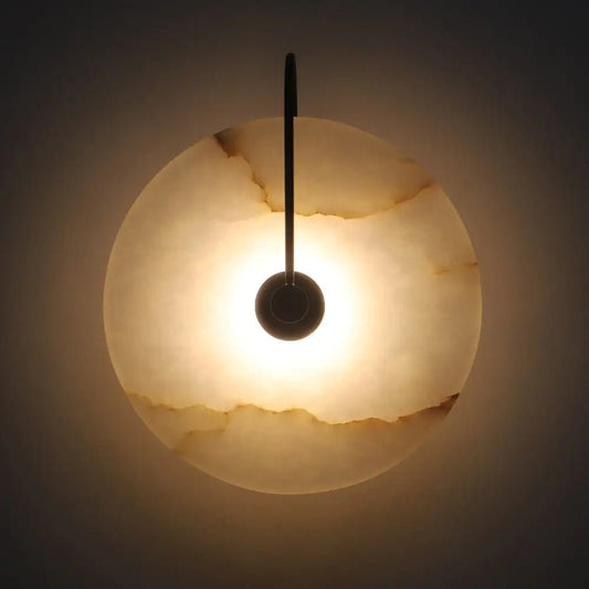 Elysian Marble Wall Light - goldenlumen
