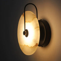 Elysian Marble Wall Light - goldenlumen