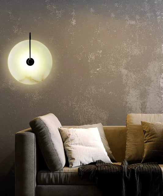 Elysian Marble Wall Light - goldenlumen