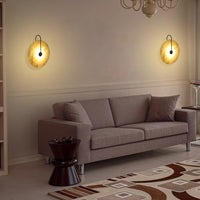 Elysian Marble Wall Light - goldenlumen
