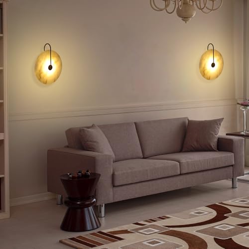 Elysian Marble Wall Light - goldenlumen