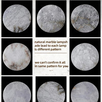 Elysian Marble Wall Light - goldenlumen