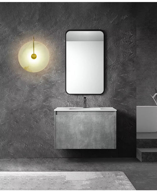 Elysian Marble Wall Light - goldenlumen