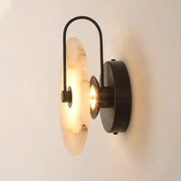 Elysian Marble Wall Light - goldenlumen