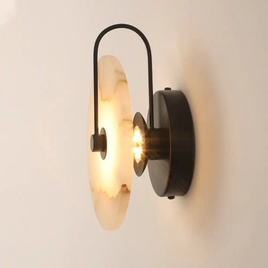 Elysian Marble Wall Light - goldenlumen