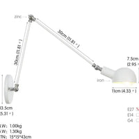 Extendable Industrial Wall Lamp - goldenlumen