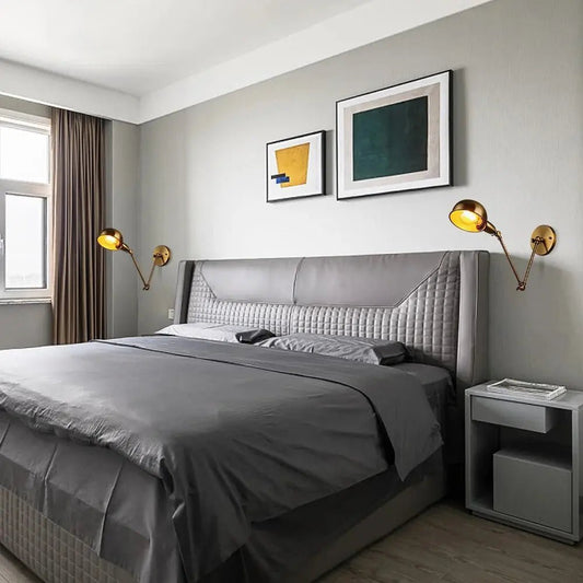 Extendable Industrial Wall Lamp - goldenlumen