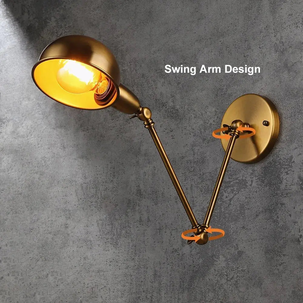 IndustrialExtend Sconce goldenlumen