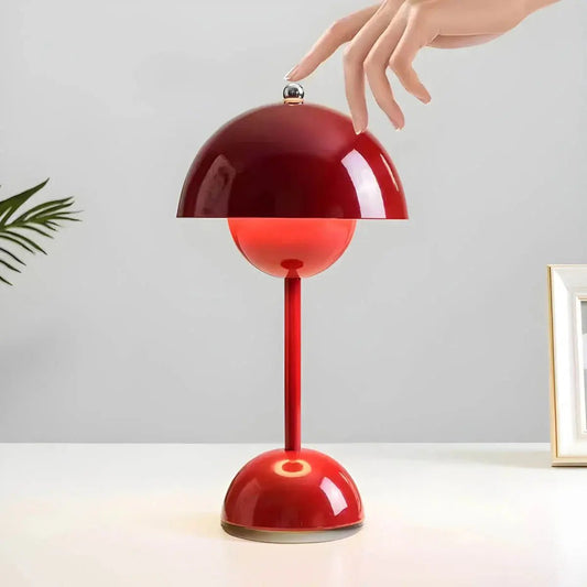 Flowerpot Mushroom Cordless Table Lamp - goldenlumen