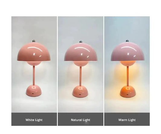 Flowerpot Mushroom Cordless Table Lamp - goldenlumen
