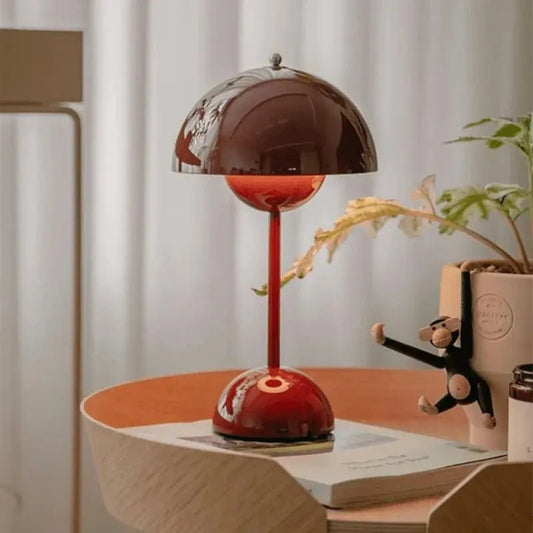 Flowerpot Mushroom Cordless Table Lamp - goldenlumen