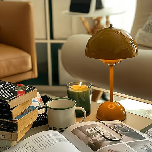 Flowerpot Mushroom Cordless Table Lamp