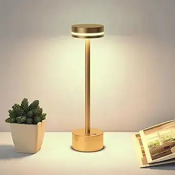 Geo Luxe Cordless Table Lamp - goldenlumen
