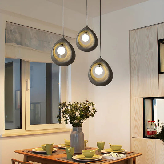 Harmonia Pendant Light – Organic Wabi-Sabi Lighting for Minimalist Spaces