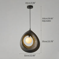 Harmonia Pendant Light – Organic Wabi-Sabi Lighting for Minimalist Spaces