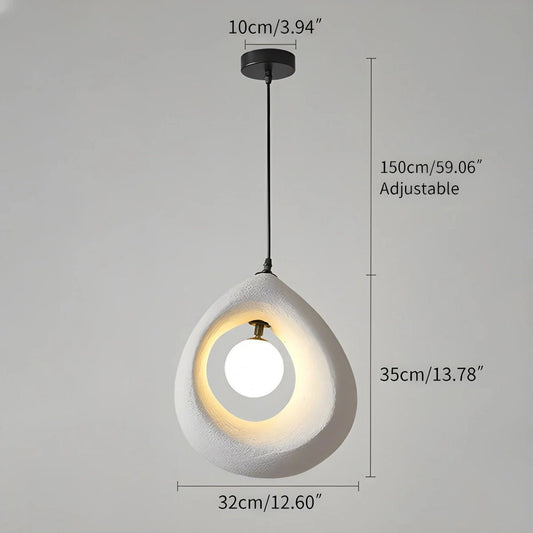 Harmonia Pendant Light – Organic Wabi-Sabi Lighting for Minimalist Spaces