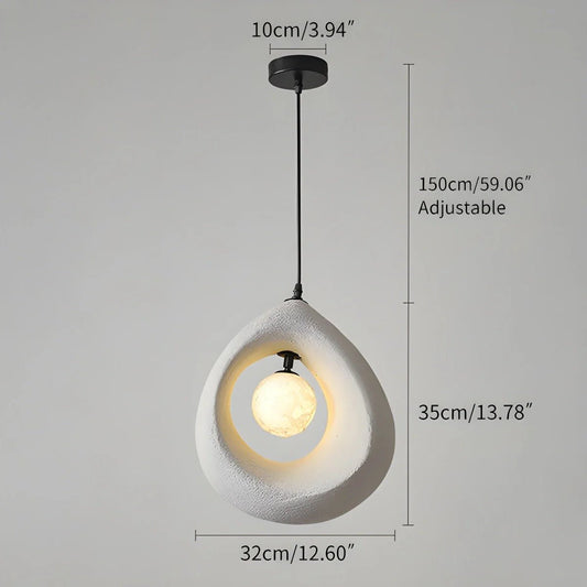 Harmonia Pendant Light – Organic Wabi-Sabi Lighting for Minimalist Spaces