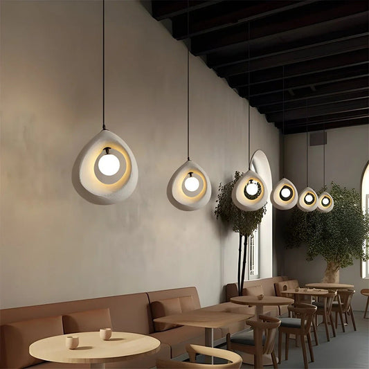 Harmonia Pendant Light – Organic Wabi-Sabi Lighting for Minimalist Spaces