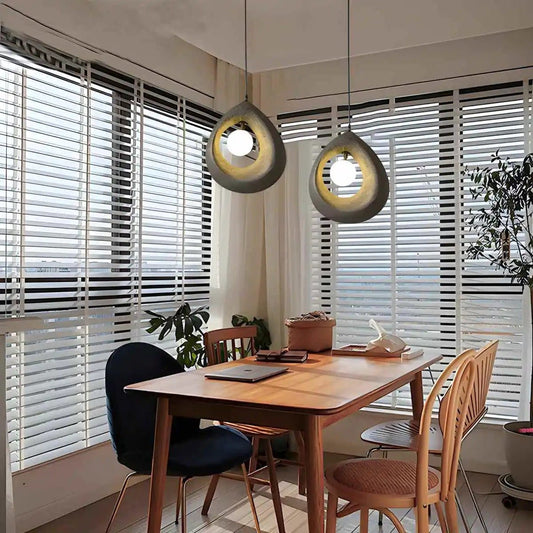 Harmonia Pendant Light – Organic Wabi-Sabi Lighting for Minimalist Spaces