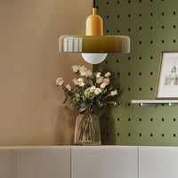 Avero Disc Pendant Lamp – Contemporary Glass Balance