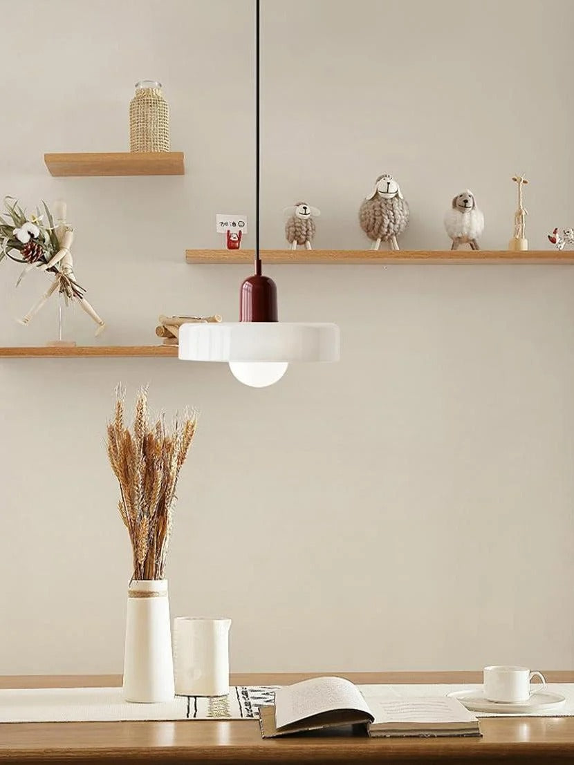 Avero Disc Pendant Lamp – Contemporary Glass Balance