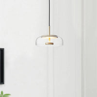 Aurelio Glass Dome Pendant Light – Modern Hanging Light