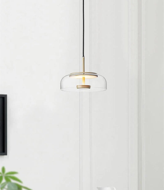 Aurelio Glass Dome Pendant Light – Modern Hanging Light