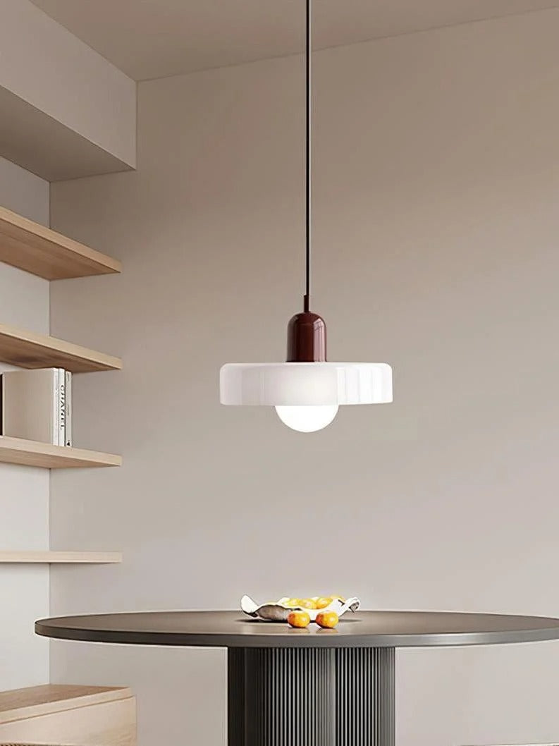 Avero Disc Pendant Lamp – Contemporary Glass Balance
