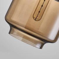 Auren Pendant Collection – Amber Glass Pendant Lights
