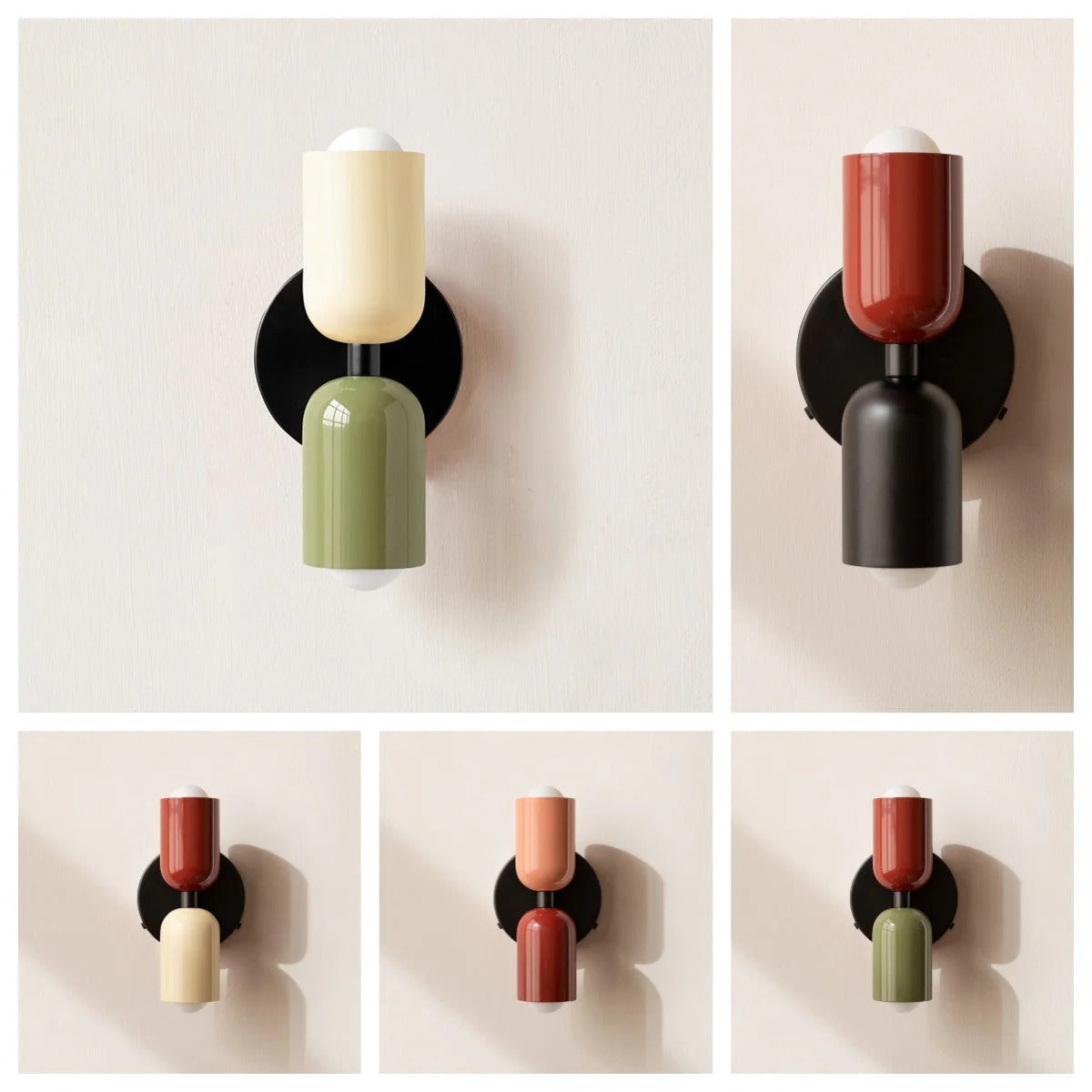 Maison Grace Wall Sconce Collection – Multi-Color Ambient Lighting